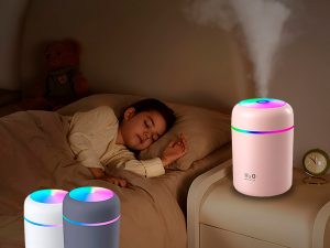 Vlažilec zraka s pomirjujočo svetlobo| FRESHMIST