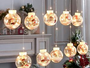 Svetleče božične kroglice (3 m) | XMASBALL