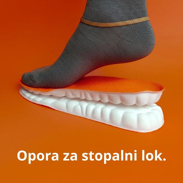 Ortopedski vložek z oporo za stopalni lok