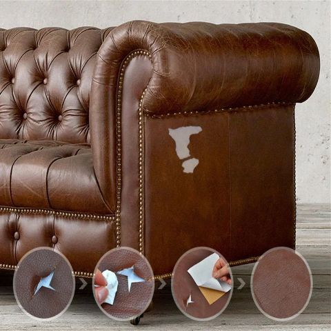 Obnova usnjene površine z obližem LEATHERPATCH